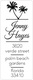 Palm Tree Vertical Address Labels Image 2 of 2